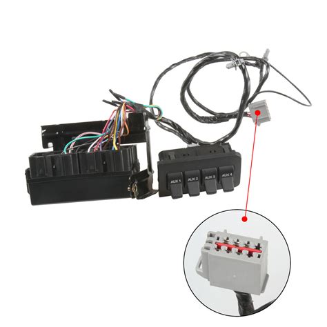 Upfitter Auxiliary Cluster Voltage Regulator Switch In Dash Wire