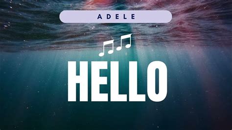 Hello Adele Youtube