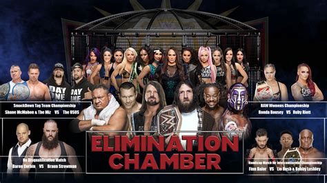 Elimination Chamber Match Card Atelier Yuwa Ciao Jp