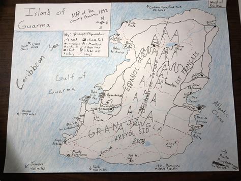 A Map Of Guarma Again Please Ignore My Nerdy Head Cannon Stuff If You