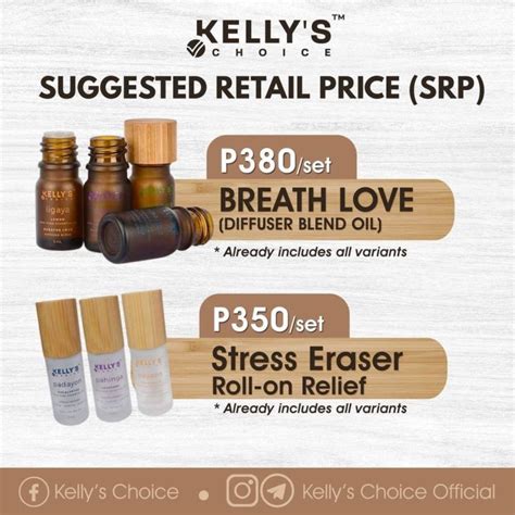 With FREEBIE Kelly S Choice Breathe Love Stress Eraser Lazada PH