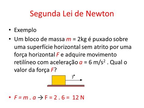 Exemplos Da 2 Lei De Newton Novo Exemplo