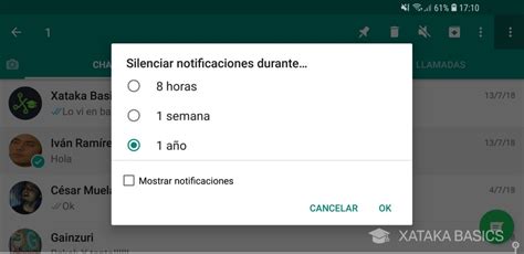 C Mo Silenciar Whatsapp Conversaciones Grupos Y Contactos