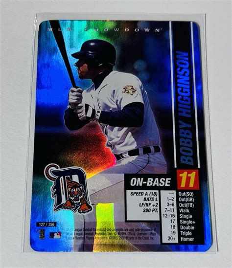 2002 MLB Showdown Bobby Higginson FOIL HOLO Nice Condition Tigers