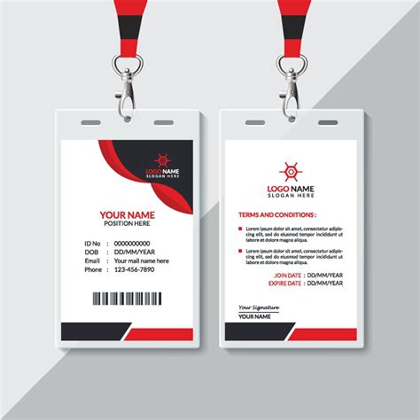 Modern And Professional Id Card Design Corporate And Creative Id Card