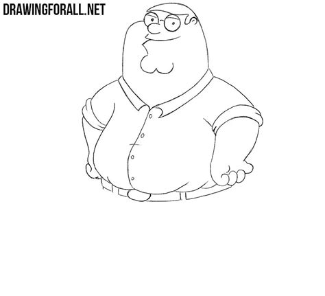 draw peter griffin step  step