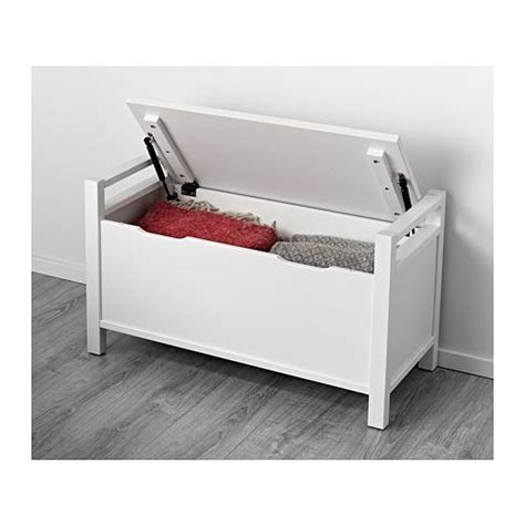 Hemnes Banktruhe Weiß Gebeizt Ikea Deutschland Storage Bench