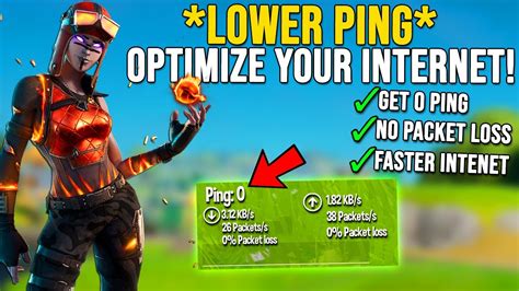 How To Lower Ping In Fortnite Get Packet Loss Network Optimization