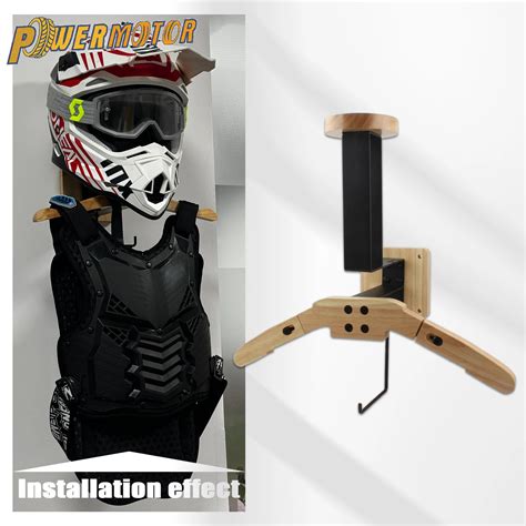 Motorcycle Motorbike Helmet Rack Wall Mounted Helmet Storage Holder Alloy Helmet Hanger Stand