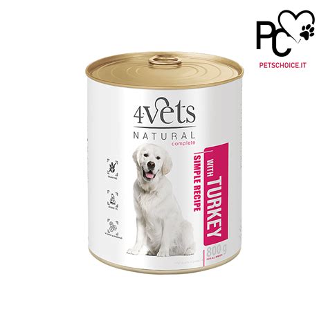 Pets Choice Vets Umido Cane Con Tacchino