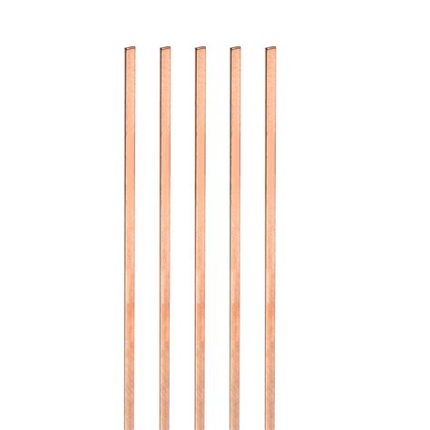 Uxcell Pcs Copper Brazing Rods Flat Phosphorus Copper Filler