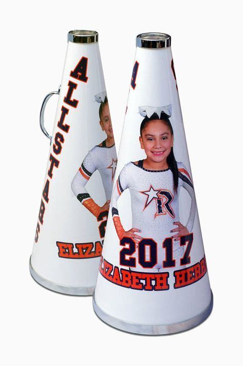 Custom Cheer Megaphone Senior Cheer Gift Cheer Awards Etsy Cheer