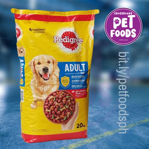 Pedigree Adult Dry Dog Food • 20kg • Beef Vegetables • Kibbles