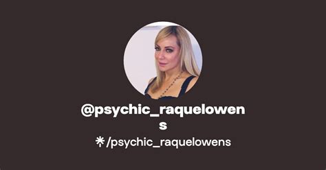 Psychic Raquelowens Instagram TikTok Linktree