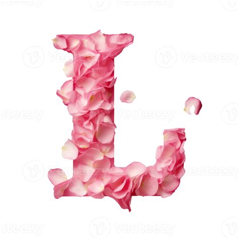 letter   rose petals  png