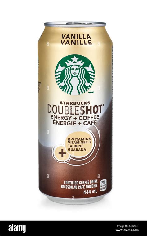 Starbucks Doubleshot Vanilla Stock Photo - Alamy