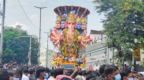 Live Khairatabad Ganesh Shobha Yatra Youtube