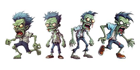 Zombie Cartoon Characters