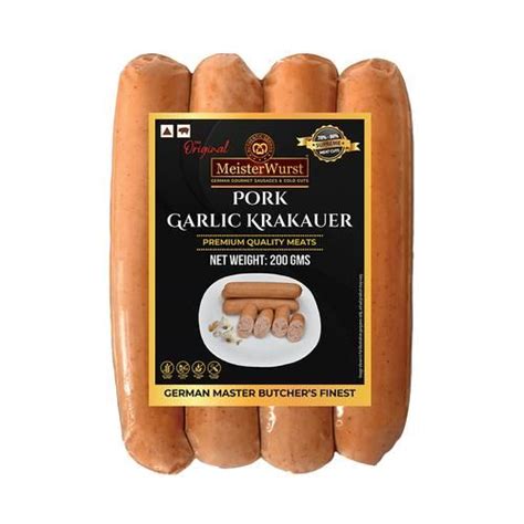 Buy MeisterWurst Pork Garlic Krakauer No Fillers No Added Gluten