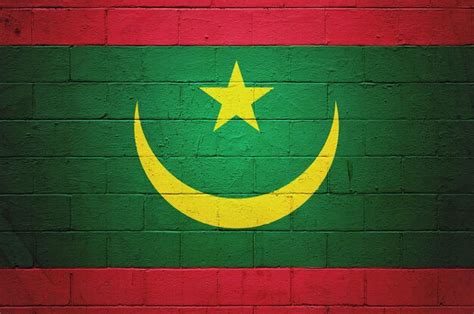 Premium Photo Flag Of Mauritania Painted On A Wall