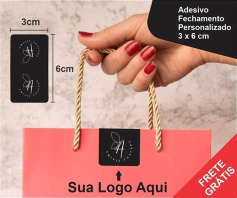 Adesivo Lacre Personalizado Mercadolivre 📦