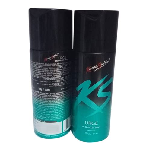 Kamasutra Urge Deodorant Spray Type Of Packaging Bottle Packaging