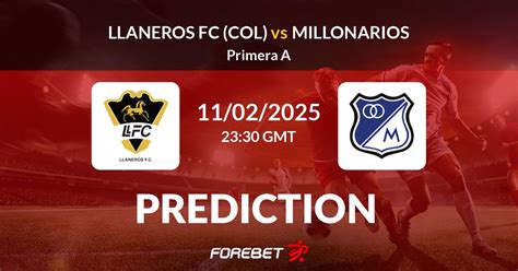 Estatísticas De Millonarios X Llaneros Fc