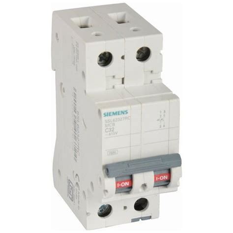 415v No Of Poles 2 Pole Siemens MCB Switch Model Name Number