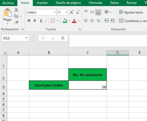 Contar Caracteres En Excel Excel Para Todos