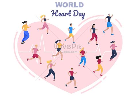 World heart day vector illustration image_picture free download ...