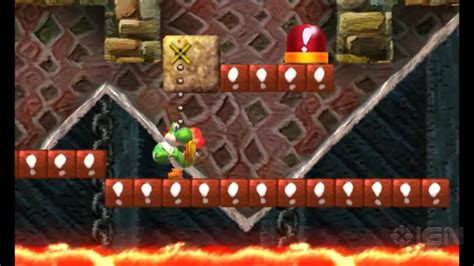 Yoshis New Island Collectibles Guide World 6 S Leapin Lava Meltdown Ign