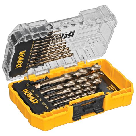 Pc Pilot Point Drill Bit Set Dw Dewalt