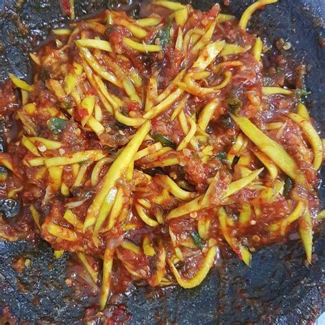 Resep Sambal Mangga Terasi Cocok Buat Segala Lauk