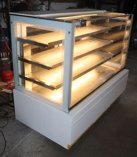 Stainless Steel Rectangular Sweet Display Counter For Bakery At Rs