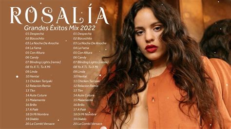 Las Mejores Canciones De Rosalía Álbum Completo De Grandes Éxitos De