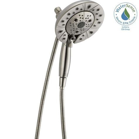 Delta In2ition 2 In 1 H2okinetic 5 Spray Hand Shower And Shower Head