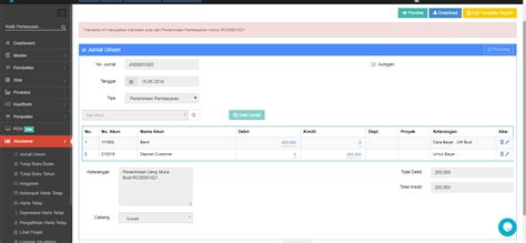 Cara Mengembalikan Uang Muka Customer Di Beeaccounting