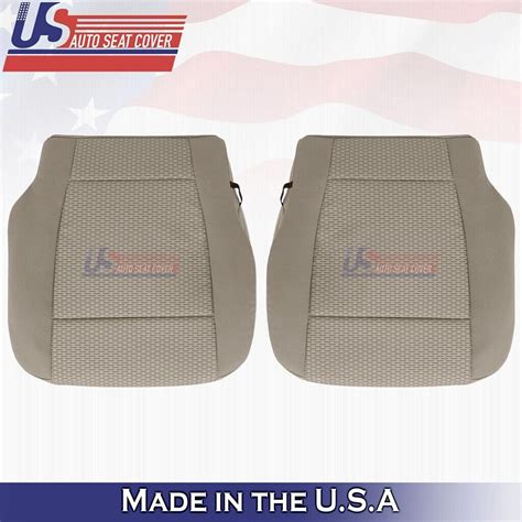 2015 To 2019 Fits Ford F150 Driver And Passenger Bottoms Cloth Seat Cover Tan Ebay