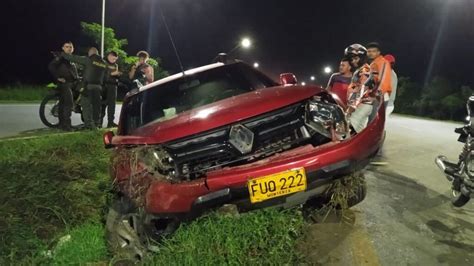 Aparatoso Accidente En El Norte De Monter A La Lengua Caribe