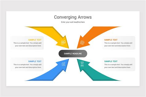 Converging Arrows Keynote Template Nulivo Market