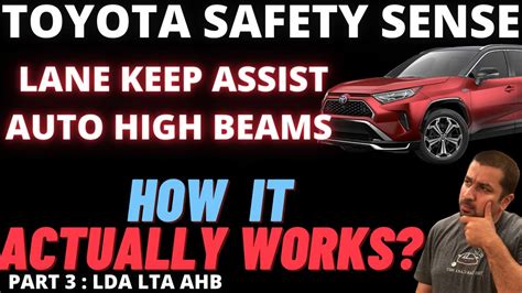 How Do Toyota Safety Sense Work Part 3 Lane Keep Assist And Auto High