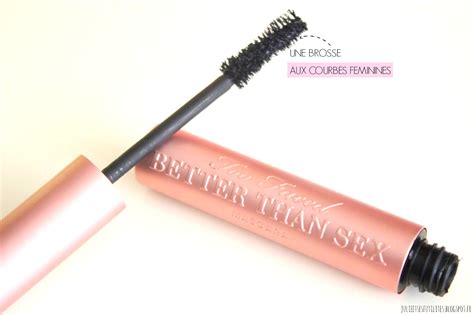 Mon Avis Sur Le Mascara Better Than Sex De Too Faced