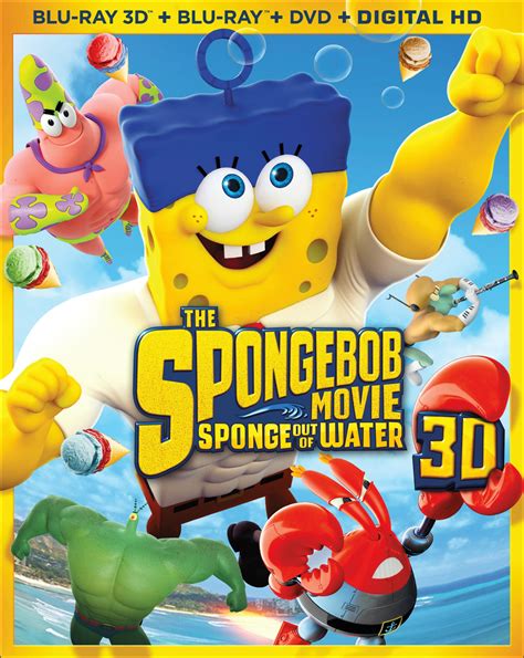 Best Buy: The SpongeBob Movie: Sponge out of Water [3 Discs] [Includes ...