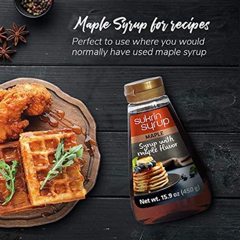 Sukrin Sugar Free Maple Pancake Syrup with Fiber - Keto Low ...