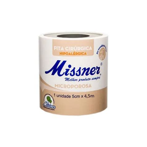 Fita Cir Rgica Missner Microporosa Bege Cm X M Farma Ponte