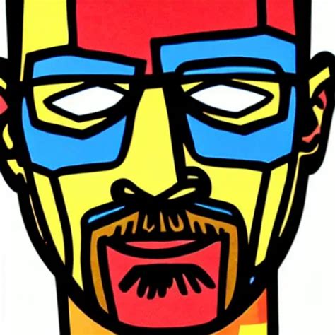 Walter White By Romero Britto Stable Diffusion OpenArt