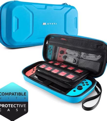 Case Capa Bolsa Transporte Grip Prote O Mumba Azul Switch