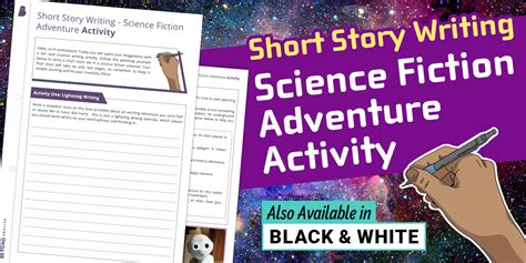 short story writing science fiction adventure activity