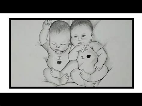 Twins Drawing Easy : Twins Sketch Cartoon / Sketching Cartoon Faces Require A Lot Of Skill ...