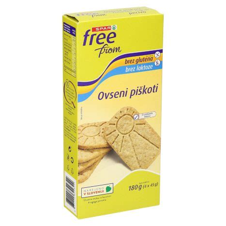 Ovseni Pi Koti Brez Glutena In Laktoze Spar Free From G Ovseni